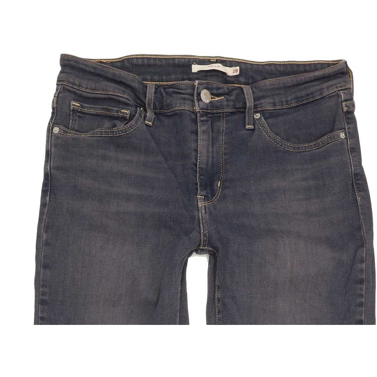 Levi's 712 Women Blue Straight Slim Jeans W28 L29