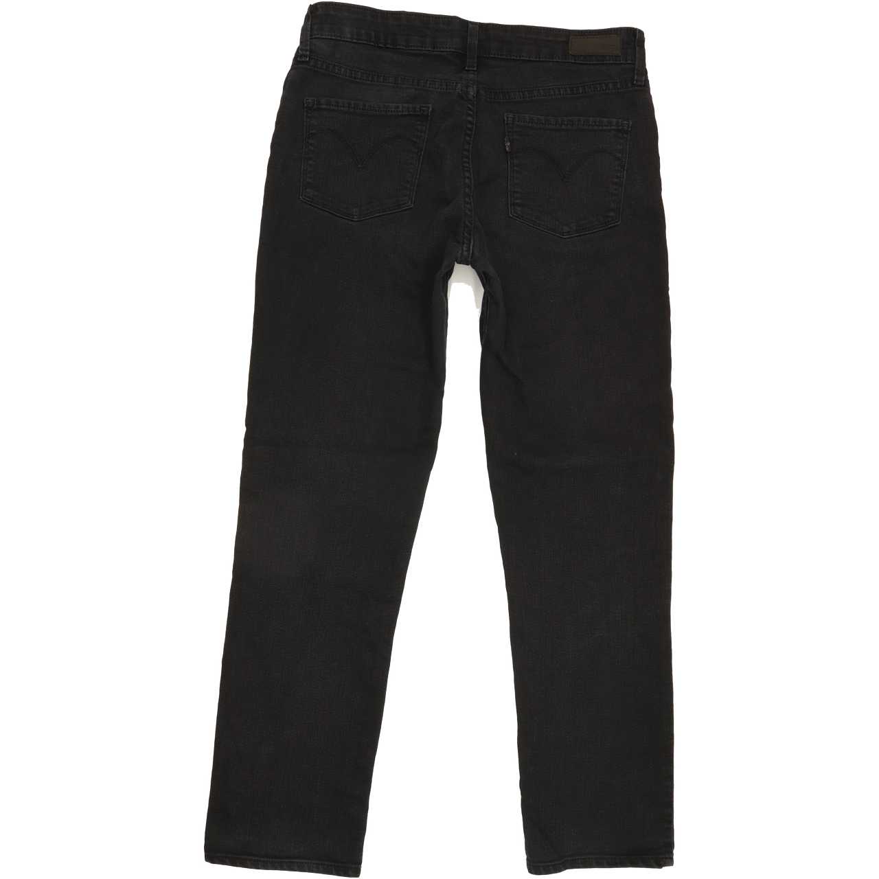 Levi's Slight Curve Women Black Straight Slim Stretch Jeans W27 L27