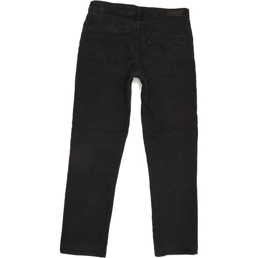 Levi's Slight Curve Women Black Straight Slim Stretch Jeans W27 L27