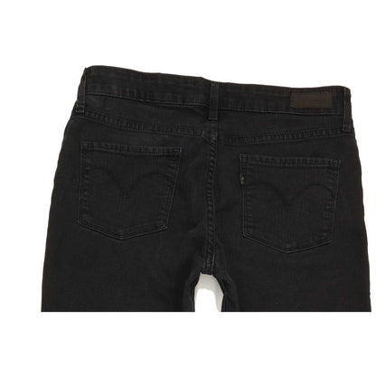 Levi's Slight Curve Women Black Straight Slim Stretch Jeans W27 L27