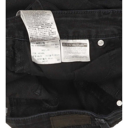 Levi's Slight Curve Women Black Straight Slim Stretch Jeans W27 L27