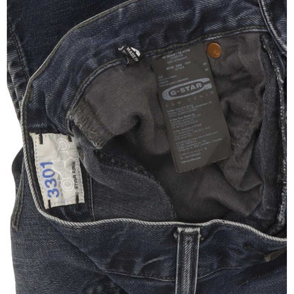 G-Star 3301 Men Blue Straight Regular Jeans W28 L29