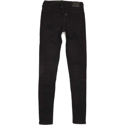 Levi's 710 Women Black Skinny Slim Stretch Jeans W27 L31