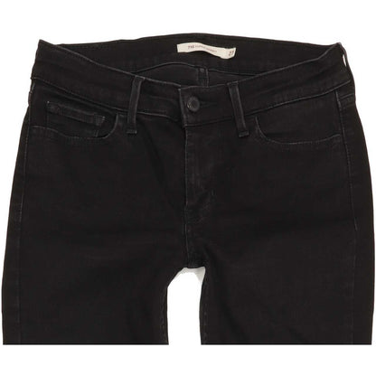 Levi's 710 Women Black Skinny Slim Stretch Jeans W27 L31