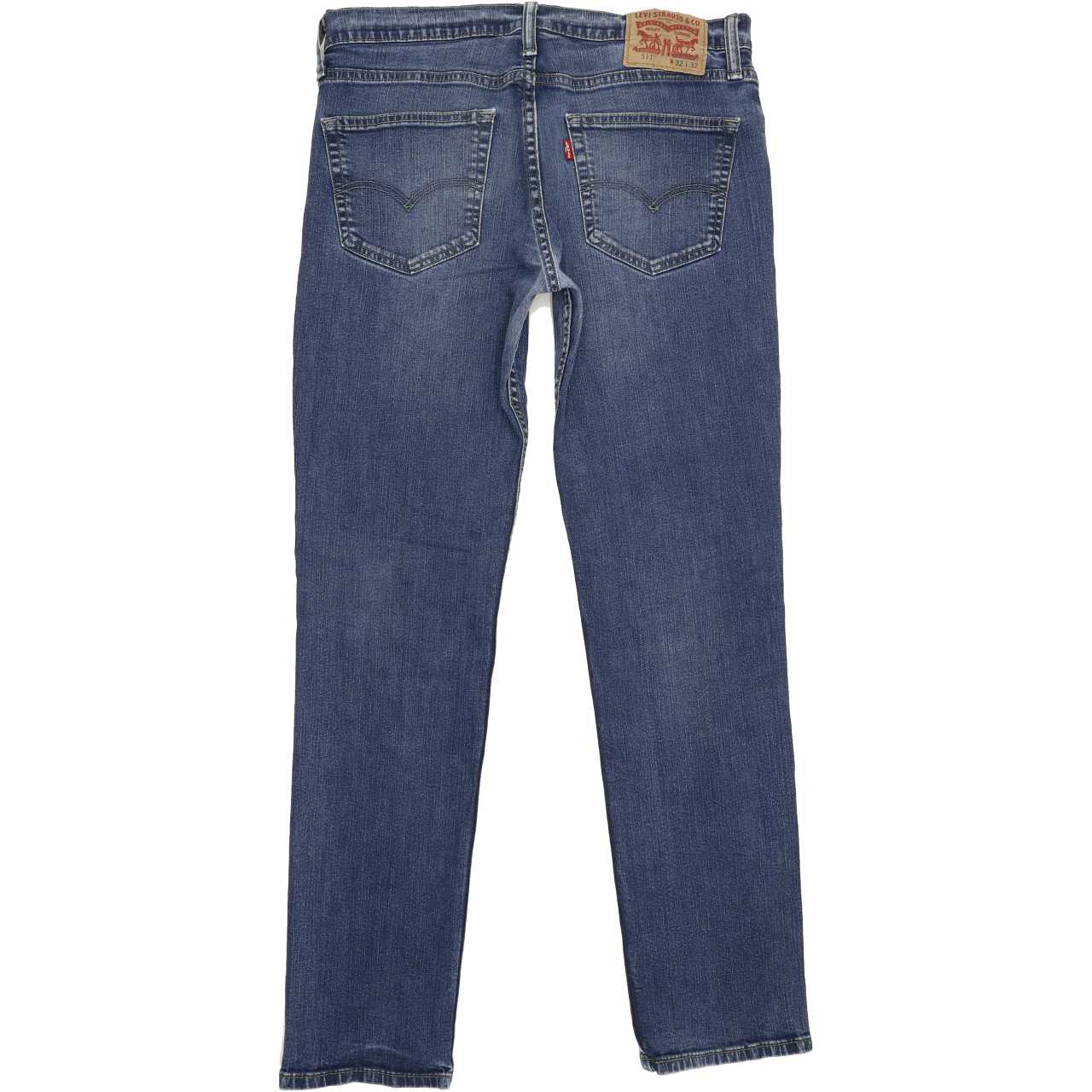 Levi's 511 Men Blue Straight Slim Stretch Jeans W32 L31