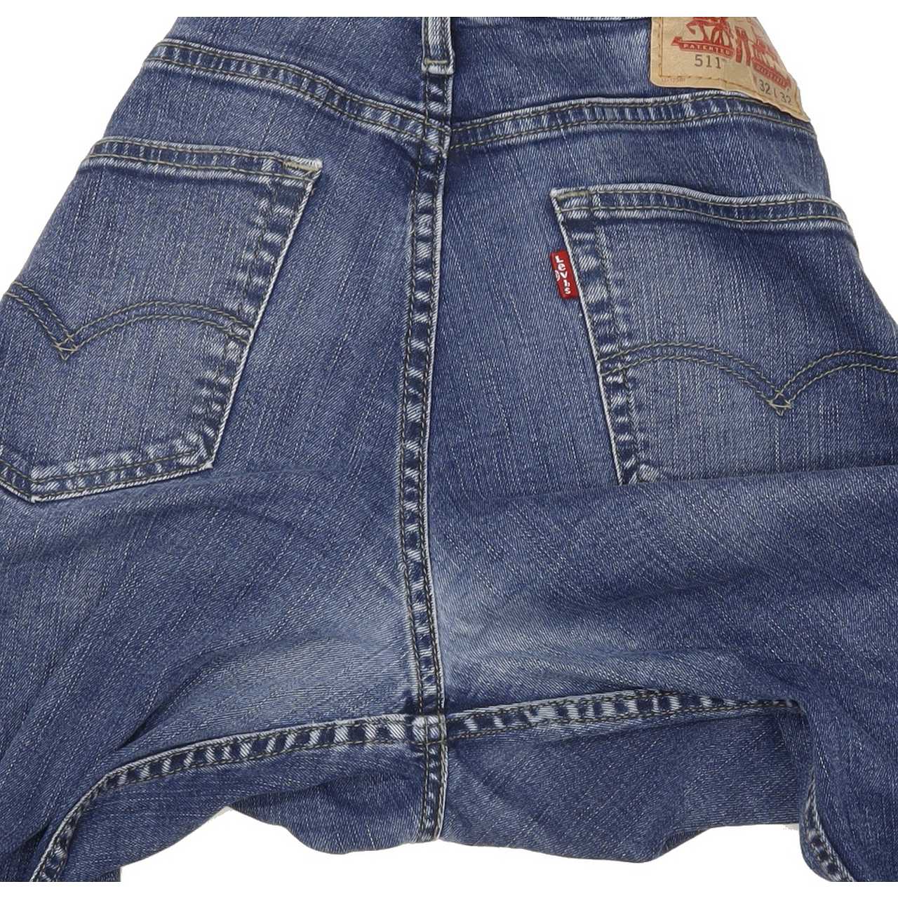 Levi's 511 Men Blue Straight Slim Stretch Jeans W32 L31