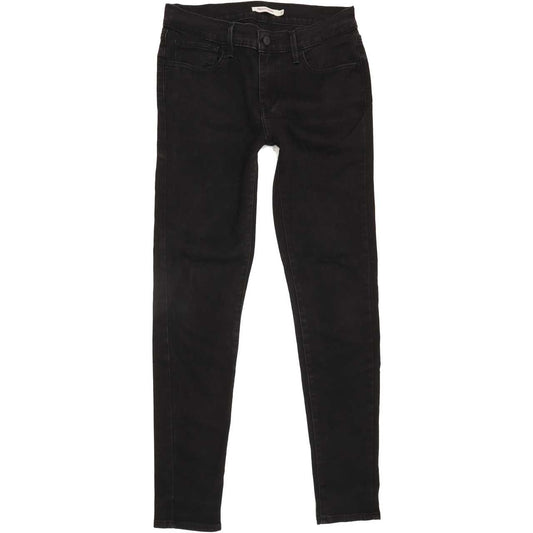 Levi's 710 Women Black Skinny Regular Jeans W30 L29
