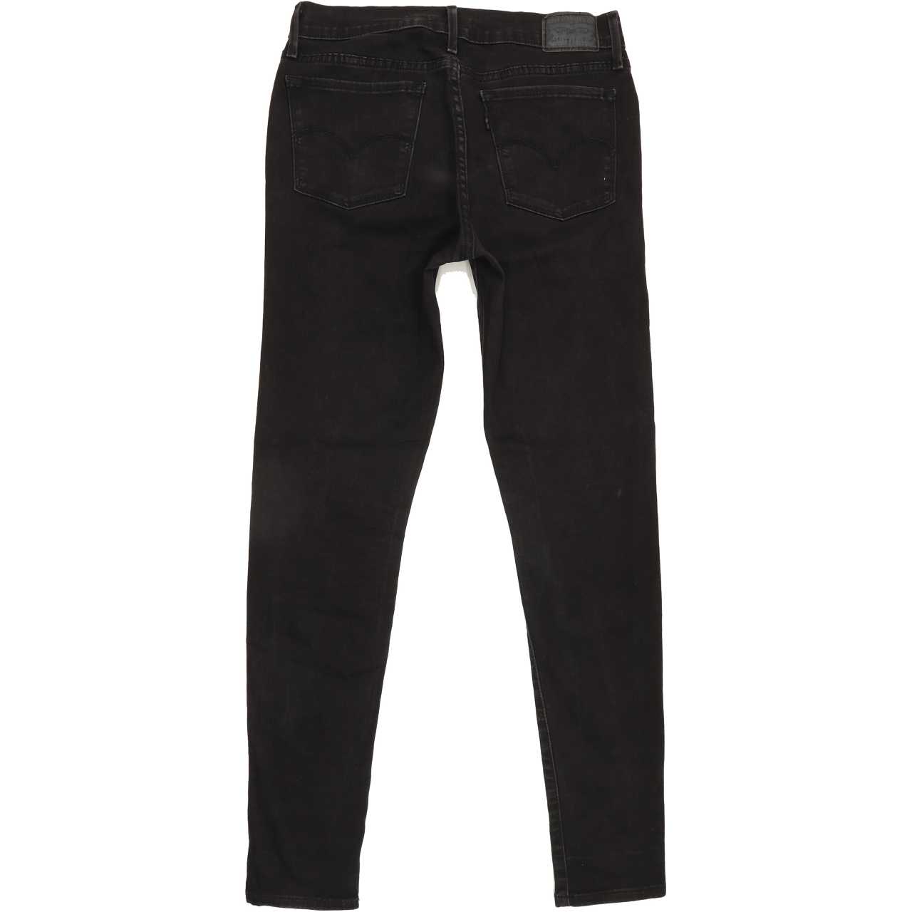 Levi's 710 Women Black Skinny Regular Jeans W30 L29