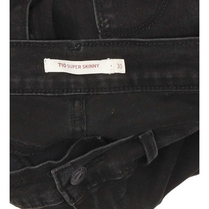 Levi's 710 Women Black Skinny Regular Jeans W30 L29