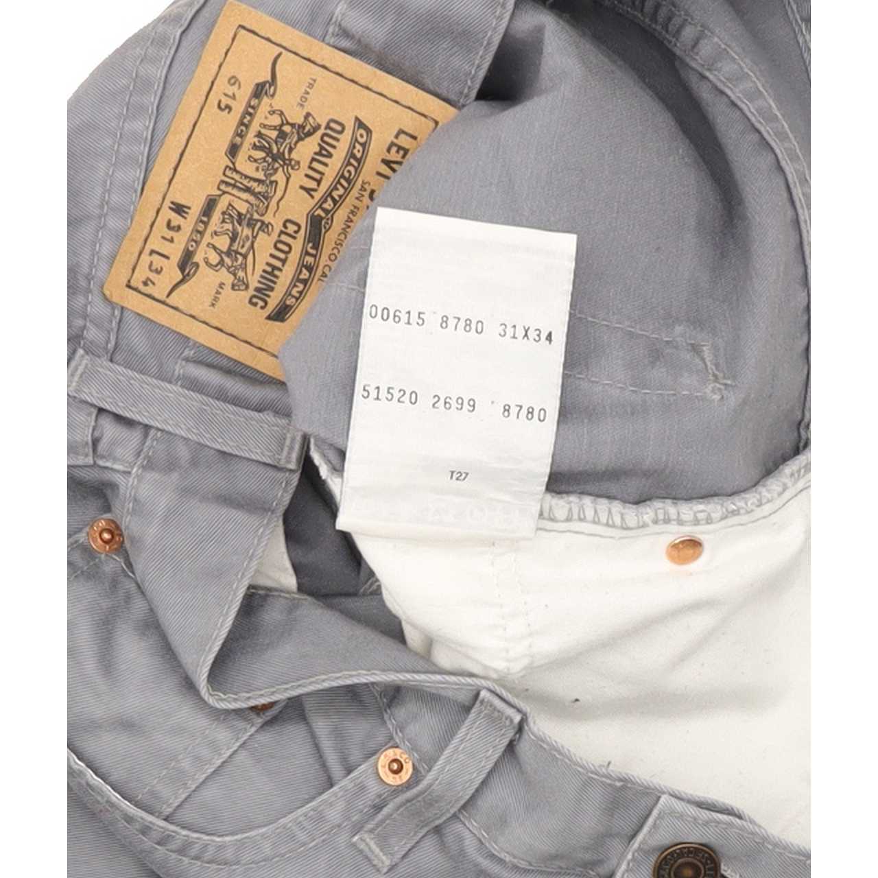 Levi's 615 Men Grey Straight Regular Jeans W31 L33