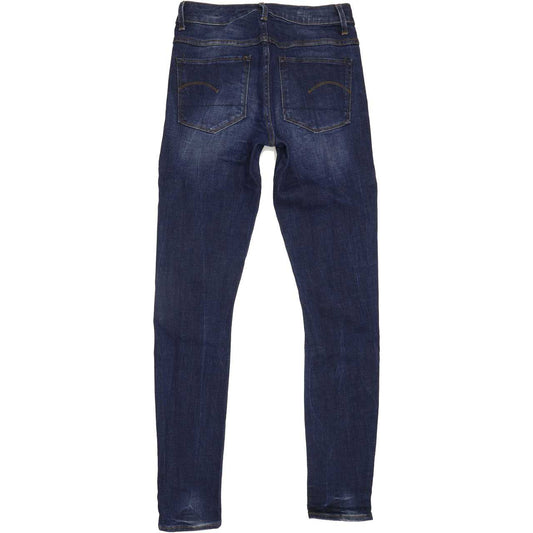 G-Star 3301 High Women Blue Skinny Stretch Jeans W27 L31