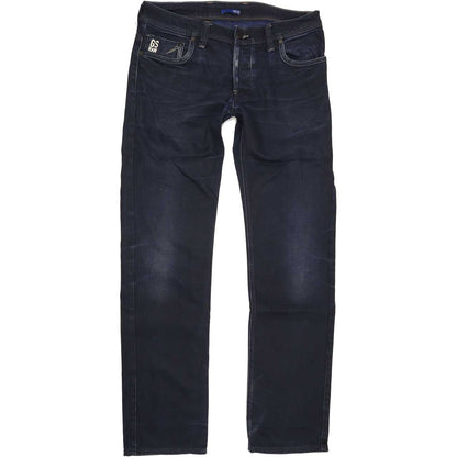 G-Star Attacc Men Blue Straight Slim Jeans W32 L33