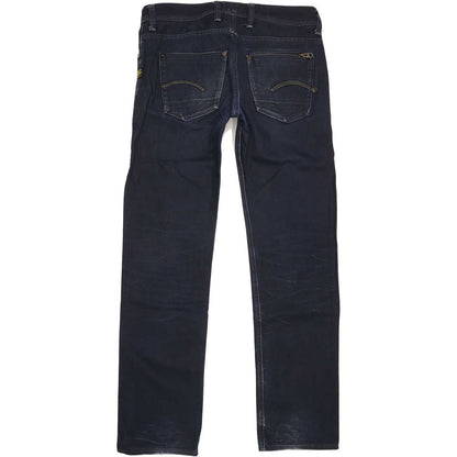 G-Star Attacc Men Blue Straight Slim Jeans W32 L33