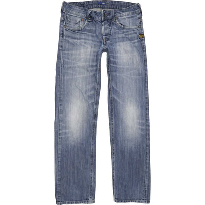 G-Star Attacc Men Blue Straight Slim Jeans W30 L32