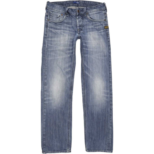 G-Star Attacc Men Blue Straight Slim Jeans W30 L32