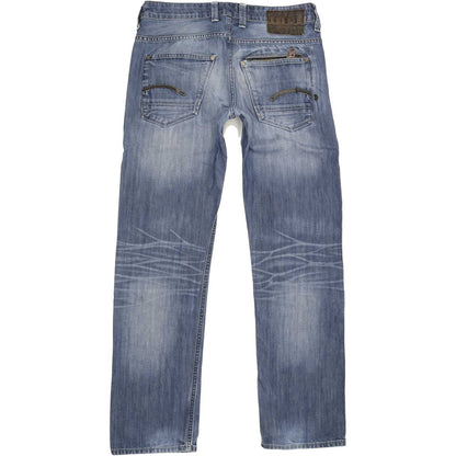 G-Star Attacc Men Blue Straight Slim Jeans W30 L32