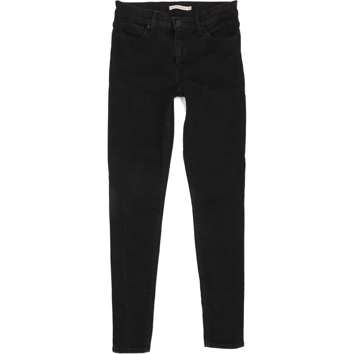 Levi's Shaping Women Black Skinny Regular Stretch Jeans W28 L30