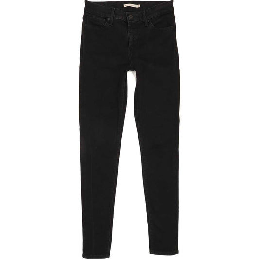 Levi's Shaping Women Black Skinny Regular Stretch Jeans W28 L30