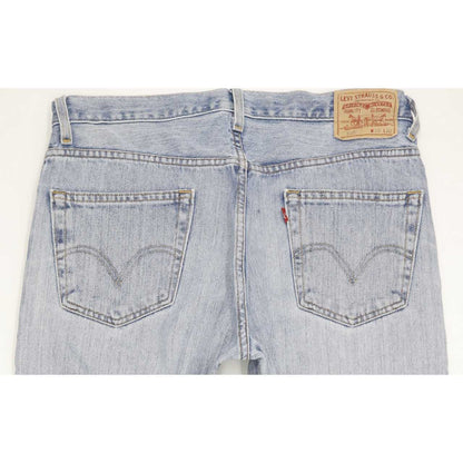 Levi's 505 Men Blue Straight Slim Jeans W35 L30