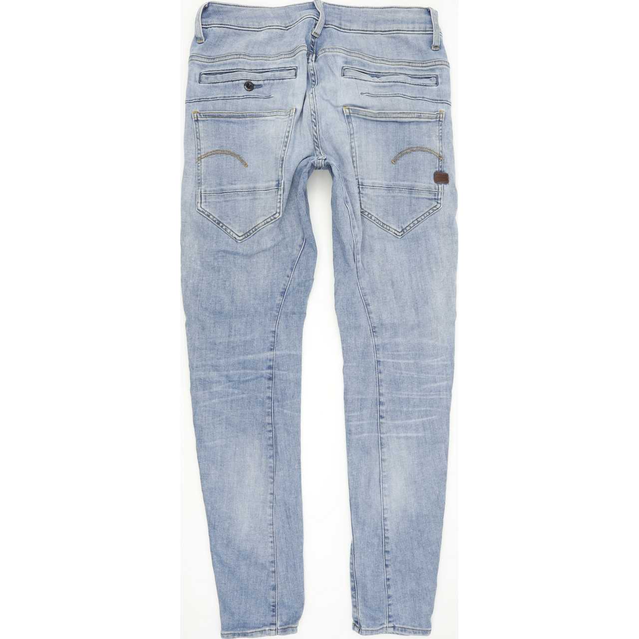 G-Star Men Blue Straight Slim Stretch Jeans W31 L34