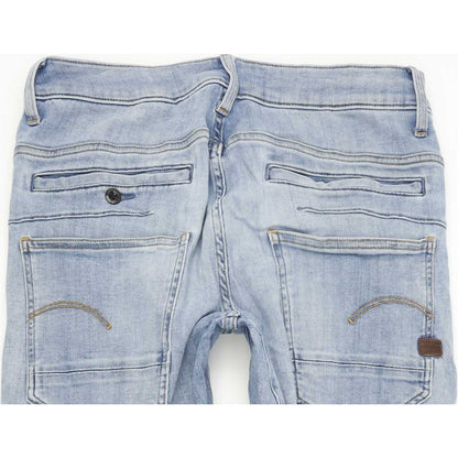 G-Star Men Blue Straight Slim Stretch Jeans W31 L34