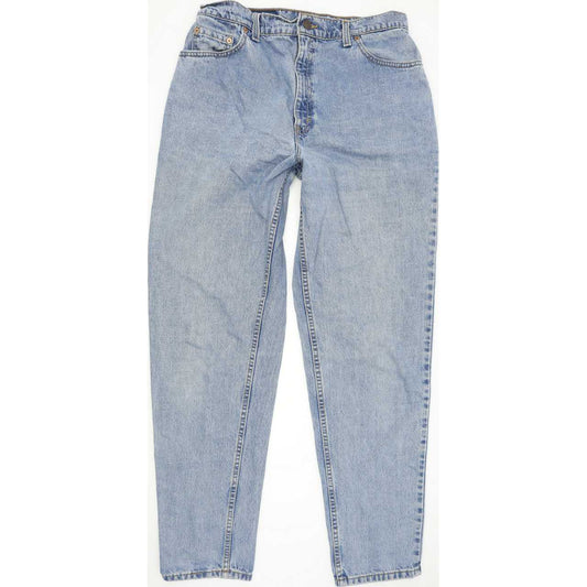 Levi's 551 Made in USA Blue Tapered Relaxed Jeans High Waisted W34 L33