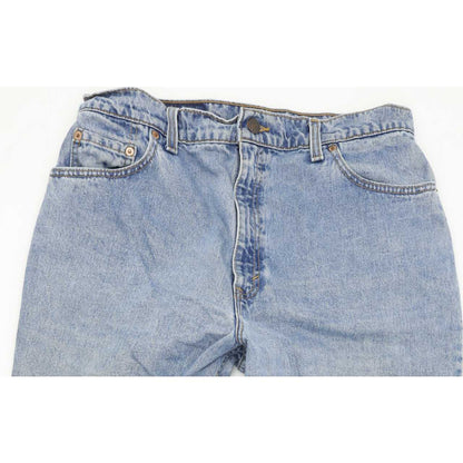 Levi's 551 Made in USA Blue Tapered Relaxed Jeans High Waisted W34 L33