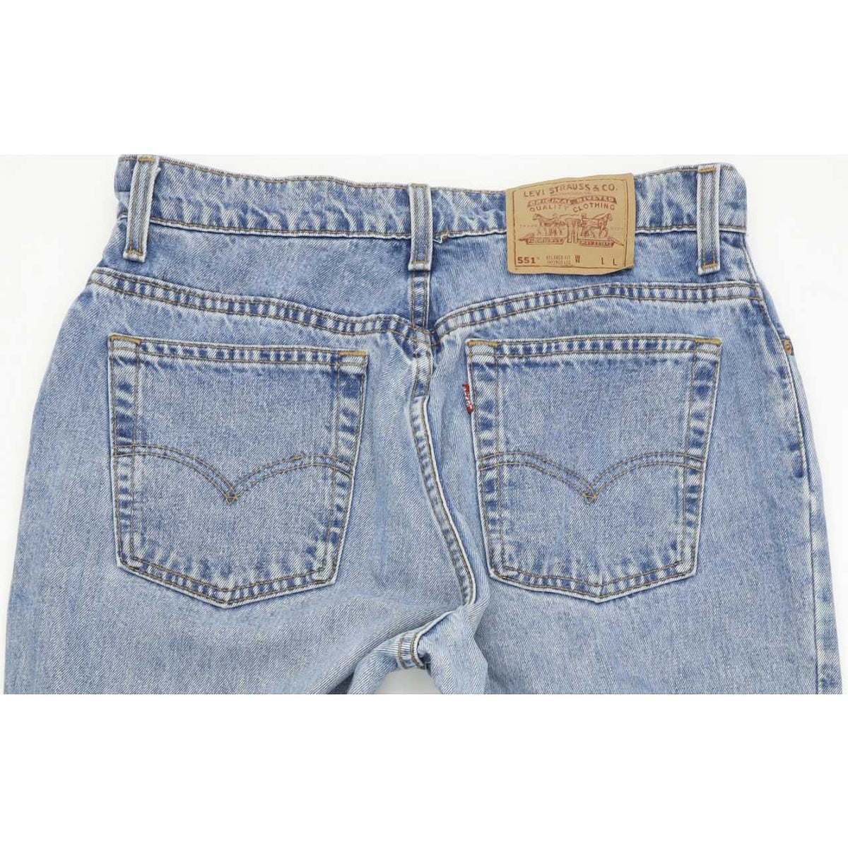 Levi's 551 Made in USA Blue Tapered Relaxed Jeans High Waisted W34 L33