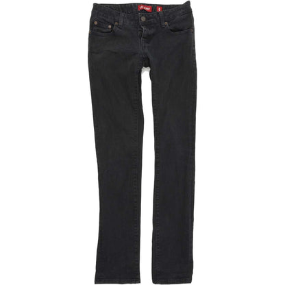Levi's Women Black Straight Regular Stretch Jeans W28 L31