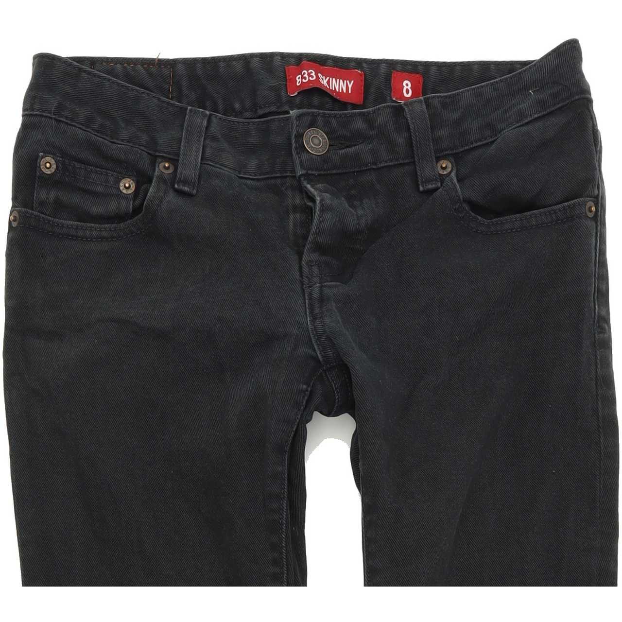 Levi's Women Black Straight Regular Stretch Jeans W28 L31