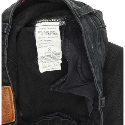 Levi's Women Black Straight Regular Stretch Jeans W28 L31