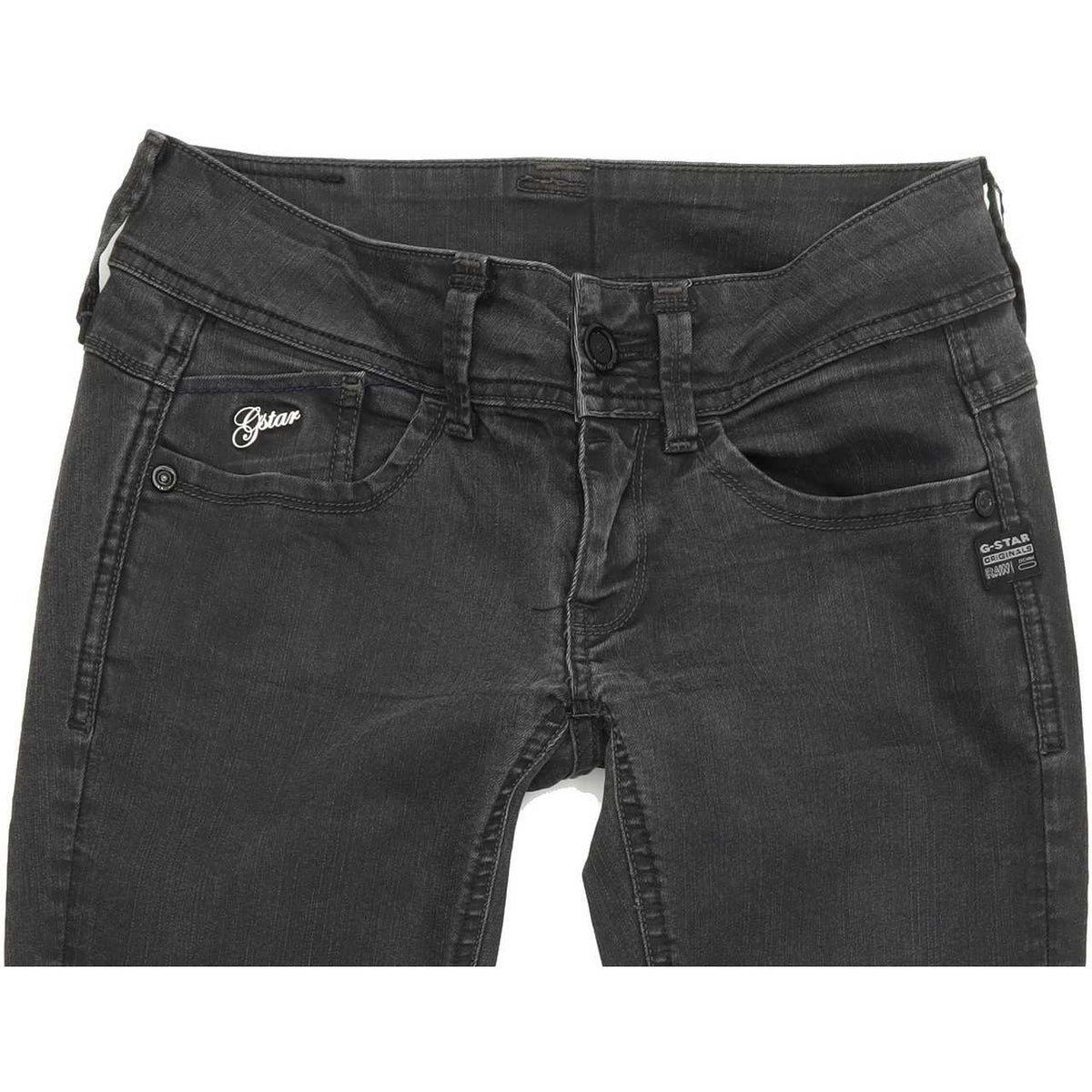 G-Star Lynn Women Charcoal Skinny Slim Stretch Jeans W26 L30