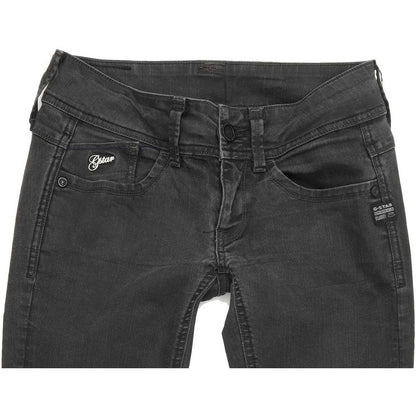 G-Star Lynn Women Charcoal Skinny Slim Stretch Jeans W26 L30