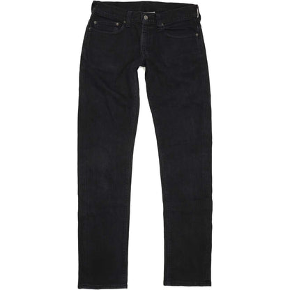 Levi's 511 Men Black Straight Slim Stretch Jeans W33 L35