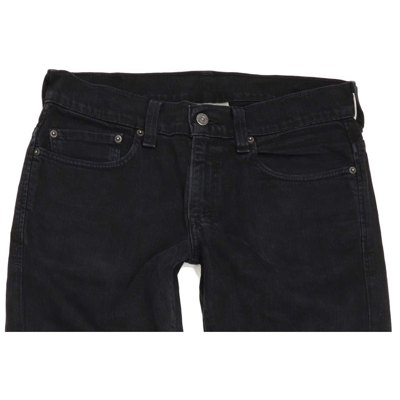 Levi's 511 Men Black Straight Slim Stretch Jeans W33 L35