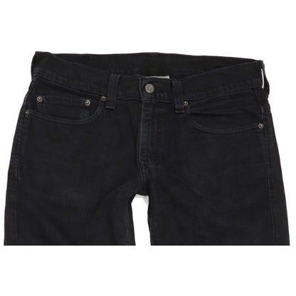 Levi's 511 Men Black Straight Slim Stretch Jeans W33 L35