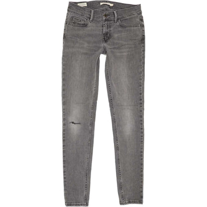 Levi's 710 Women Grey Skinny Slim Stretch Jeans W28 L29