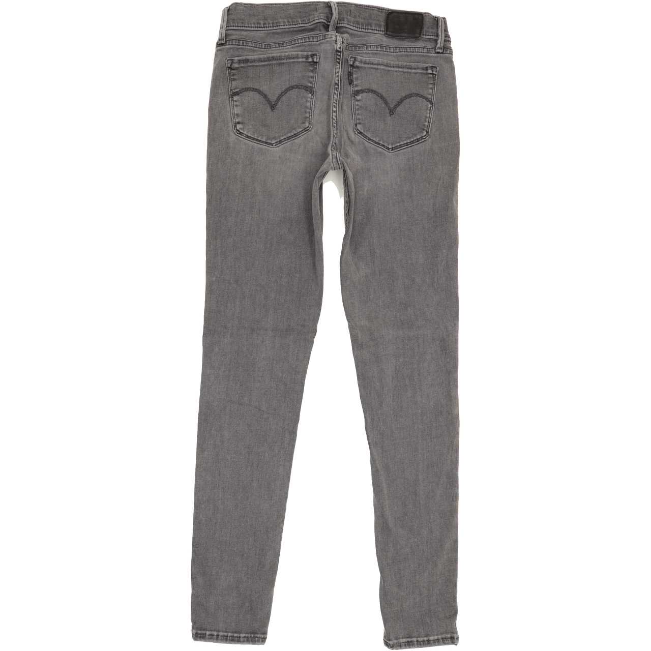 Levi's 710 Women Grey Skinny Slim Stretch Jeans W28 L29