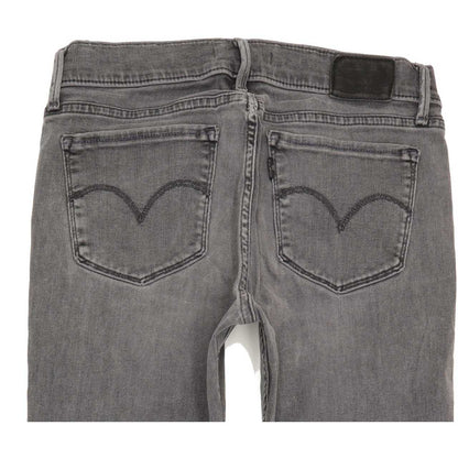 Levi's 710 Women Grey Skinny Slim Stretch Jeans W28 L29