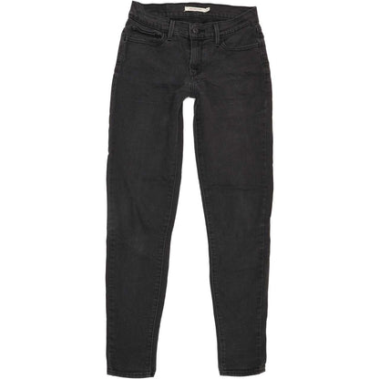 Levi's 710 Women Charcoal Skinny Slim Stretch Jeans W27 L30