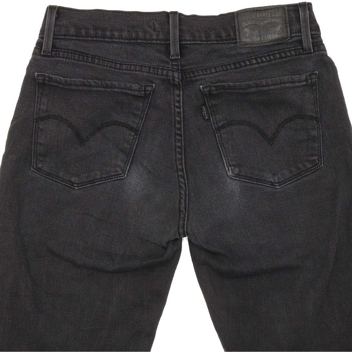 Levi's 710 Women Charcoal Skinny Slim Stretch Jeans W27 L30