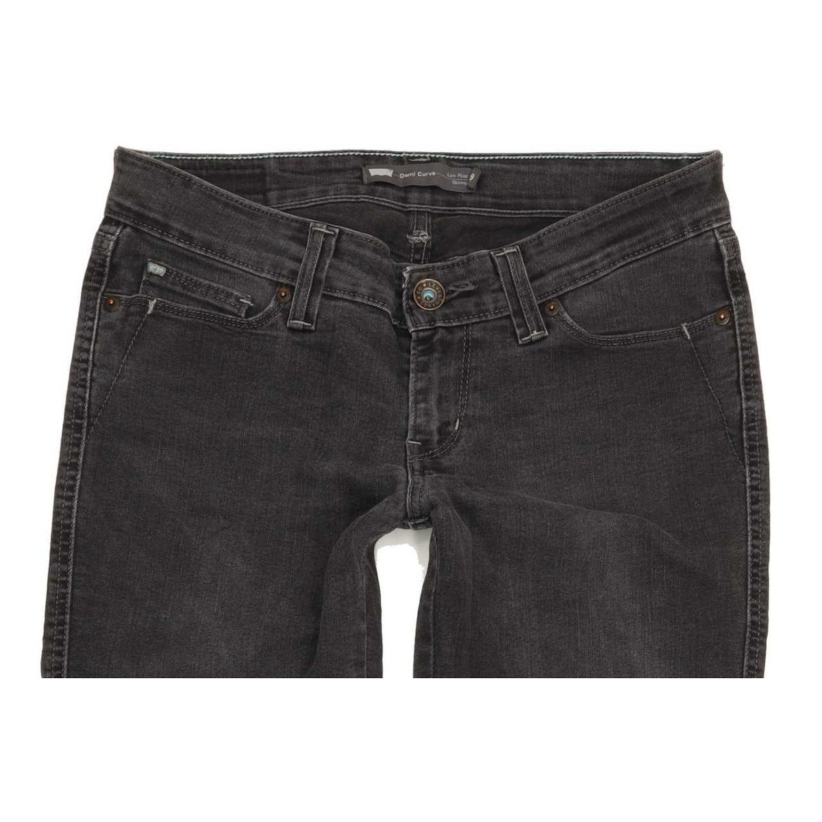 Levi's Demi Curve Women Charcoal Skinny Slim Stretch Jeans W29 L32