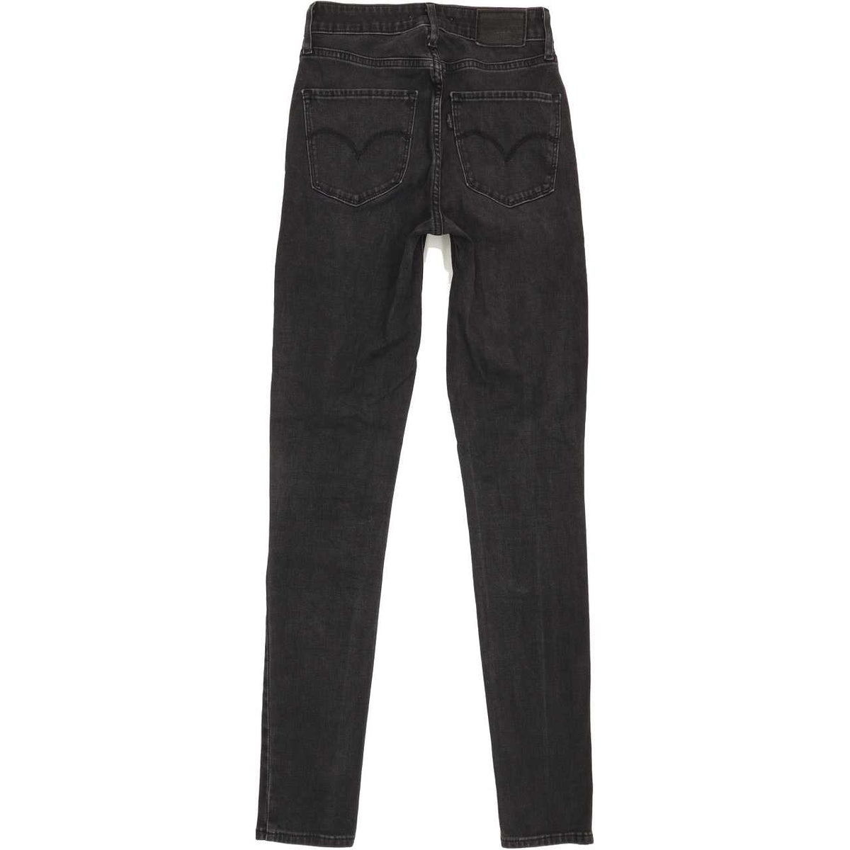 Levi's 721 High Rise Women Black Skinny Stretch Jeans W25 L29
