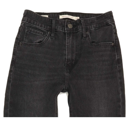 Levi's 721 High Rise Women Black Skinny Stretch Jeans W25 L29