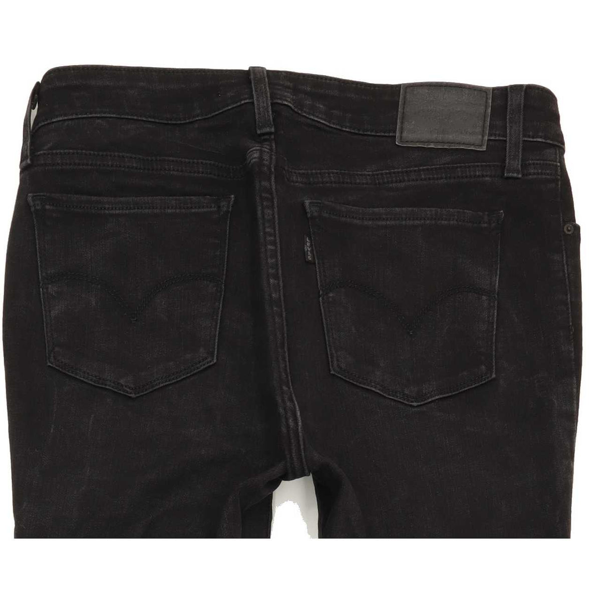 Levi's 711 Women Black Skinny Regular Stretch Jeans W30 L30