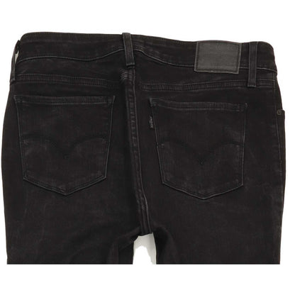 Levi's 711 Women Black Skinny Regular Stretch Jeans W30 L30
