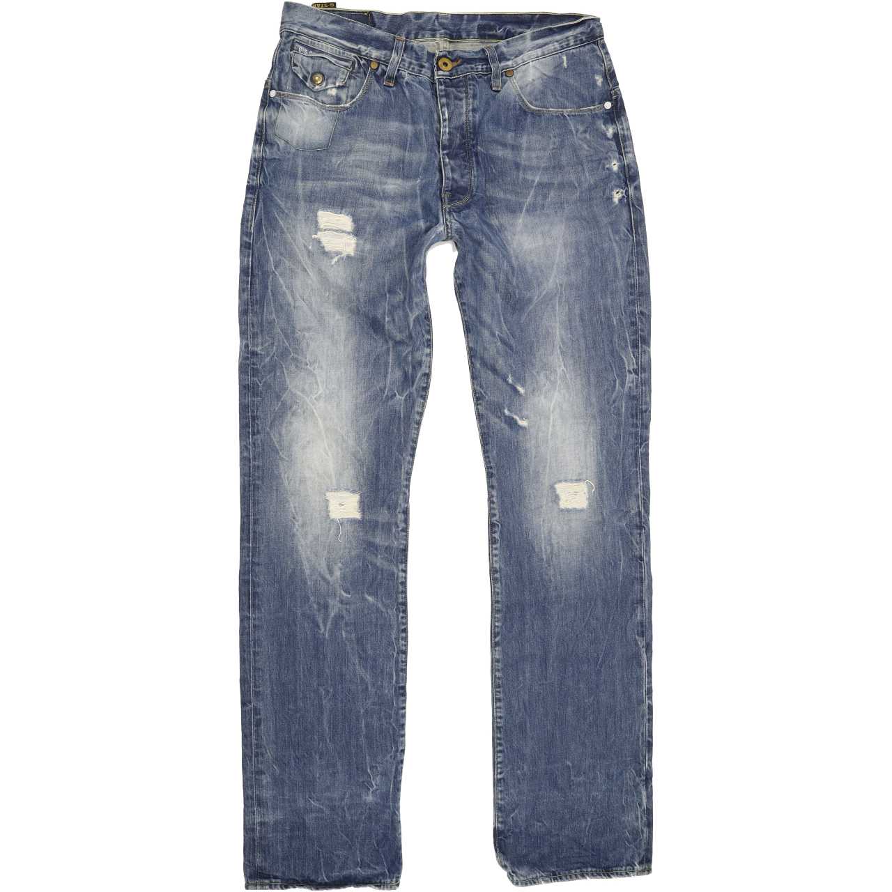 G-Star Morris Blue Tapered Loose Jeans High Waisted W32 L34