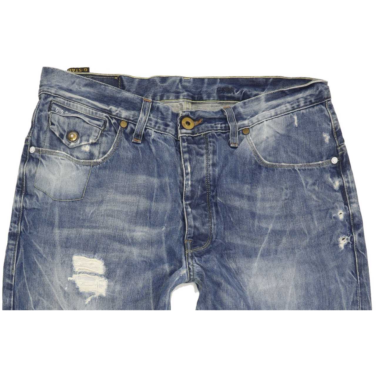 G-Star Morris Blue Tapered Loose Jeans High Waisted W32 L34