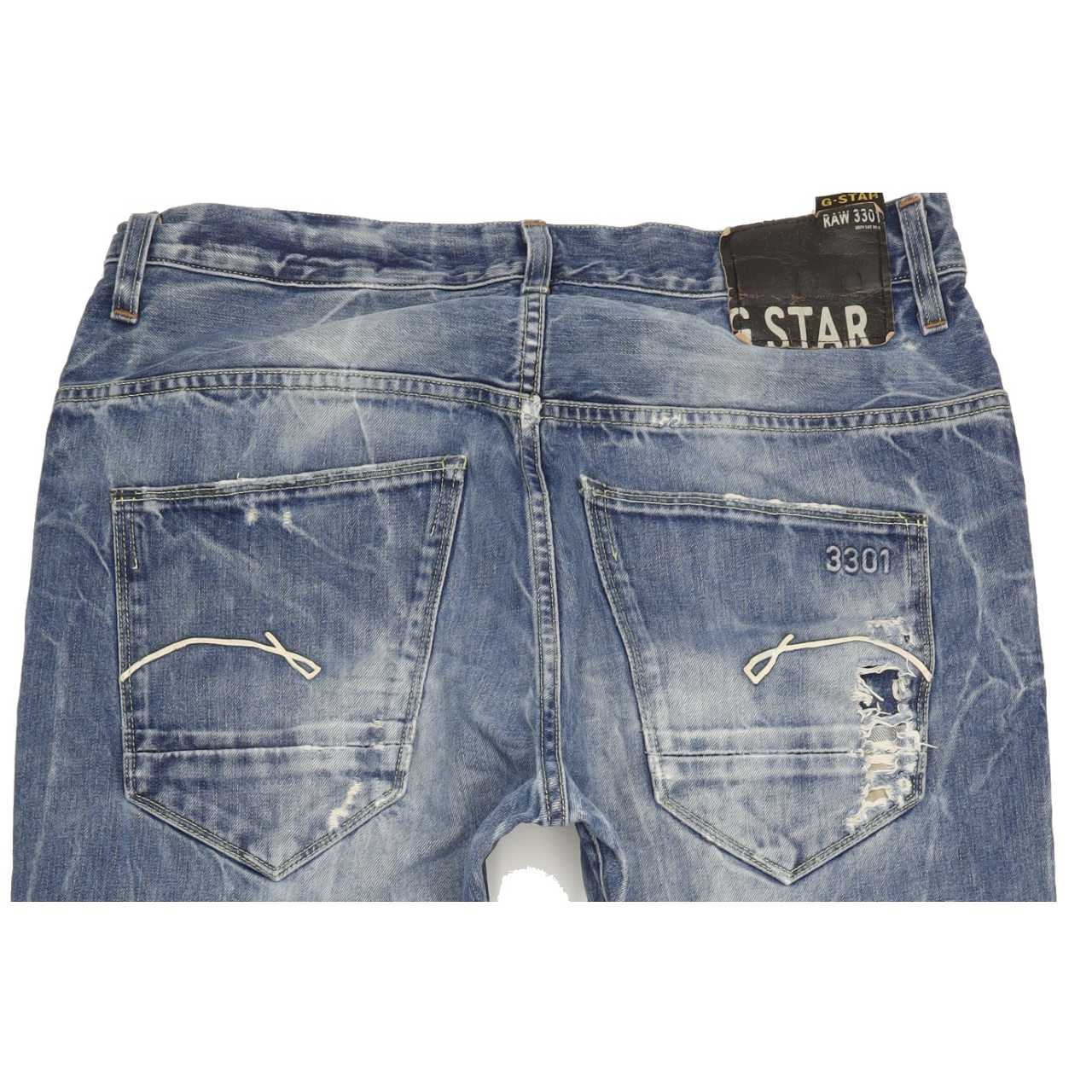 G-Star Morris Blue Tapered Loose Jeans High Waisted W32 L34