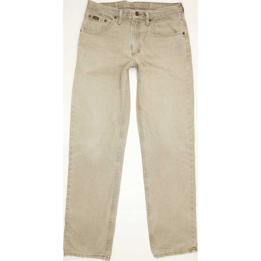 Lee Jim Men Beige Straight Regular Jeans W31 L32